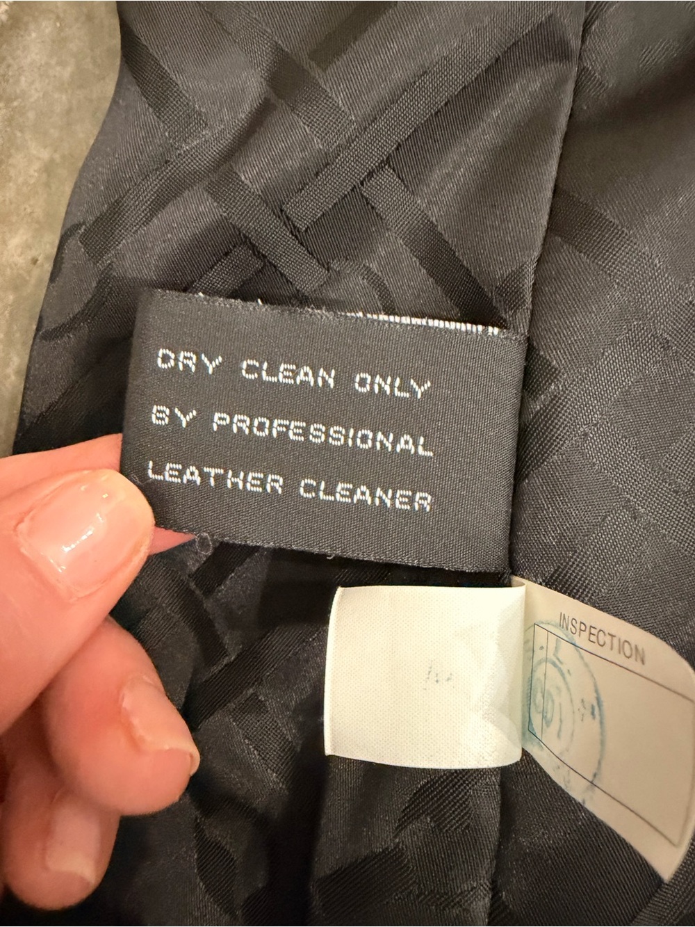 Jones New York Genuine Leather Blazer Jacket Black L Fall Winter Capsule Classic - Picture 11 of 13